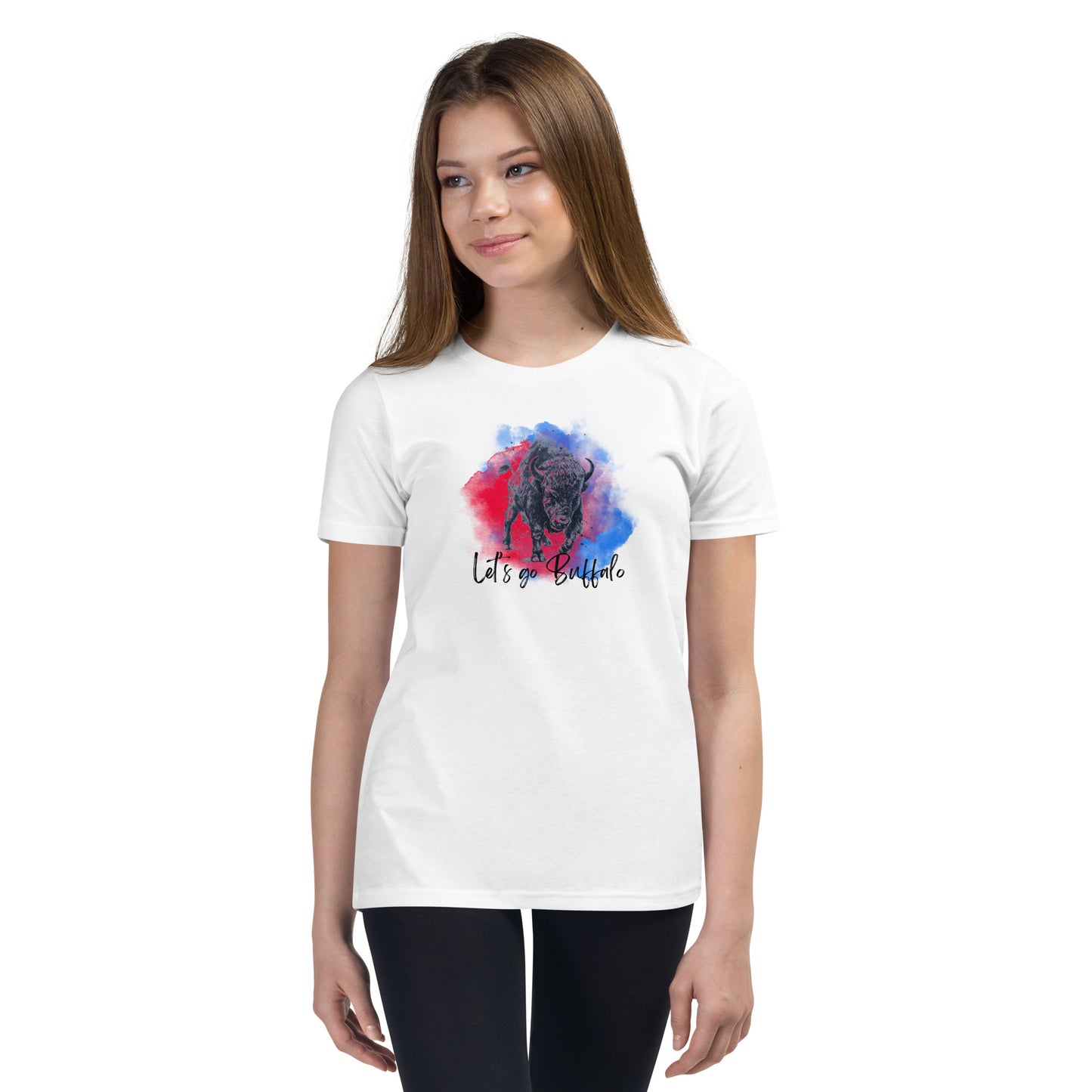 Youth Short Sleeve T-Shirt Buffalo Football Sweatshirt | Vintage Style Buffalo Football T-Shirt | Football Shirt | Buffalo Crewneck |