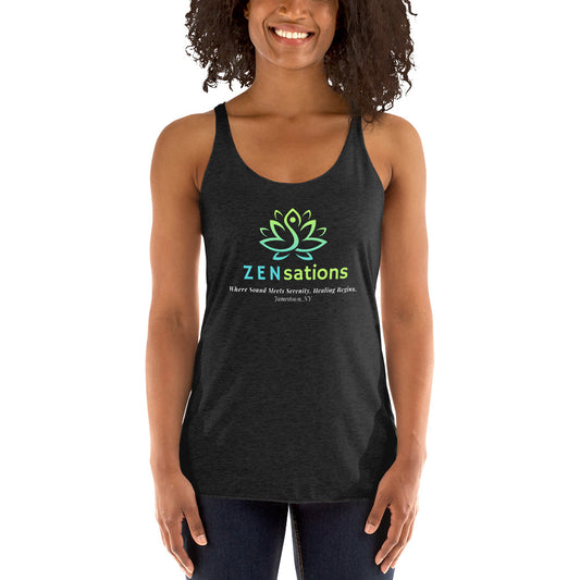 Women's Racerback Tank | affirmations | sound healing | zen | yoga